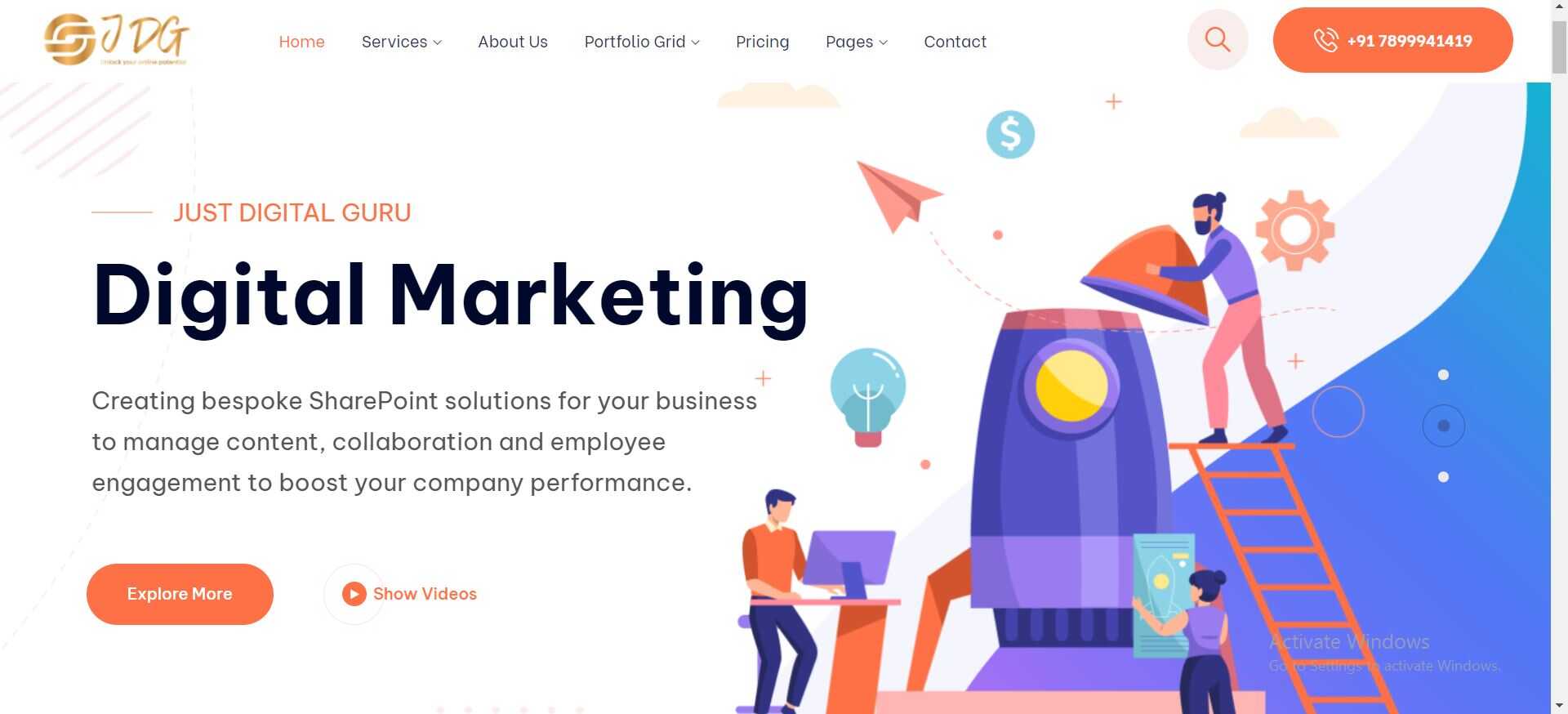 Just Digital Groups Digital Marketing in bangalore website developed by Yaseen Pasha Software Engineer Bangalore