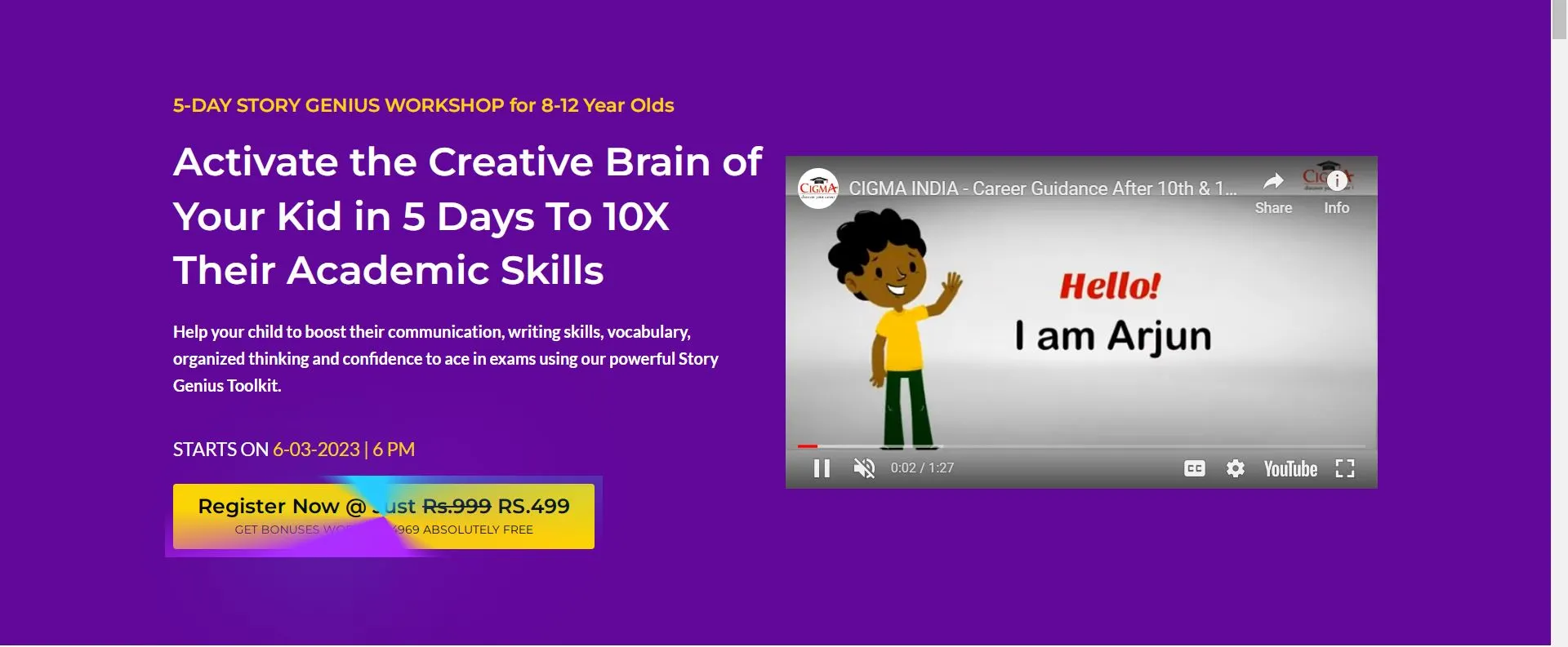 Good to Great worshop by CIGMA Website Developed by Webinfonix Bangalore Bangalore