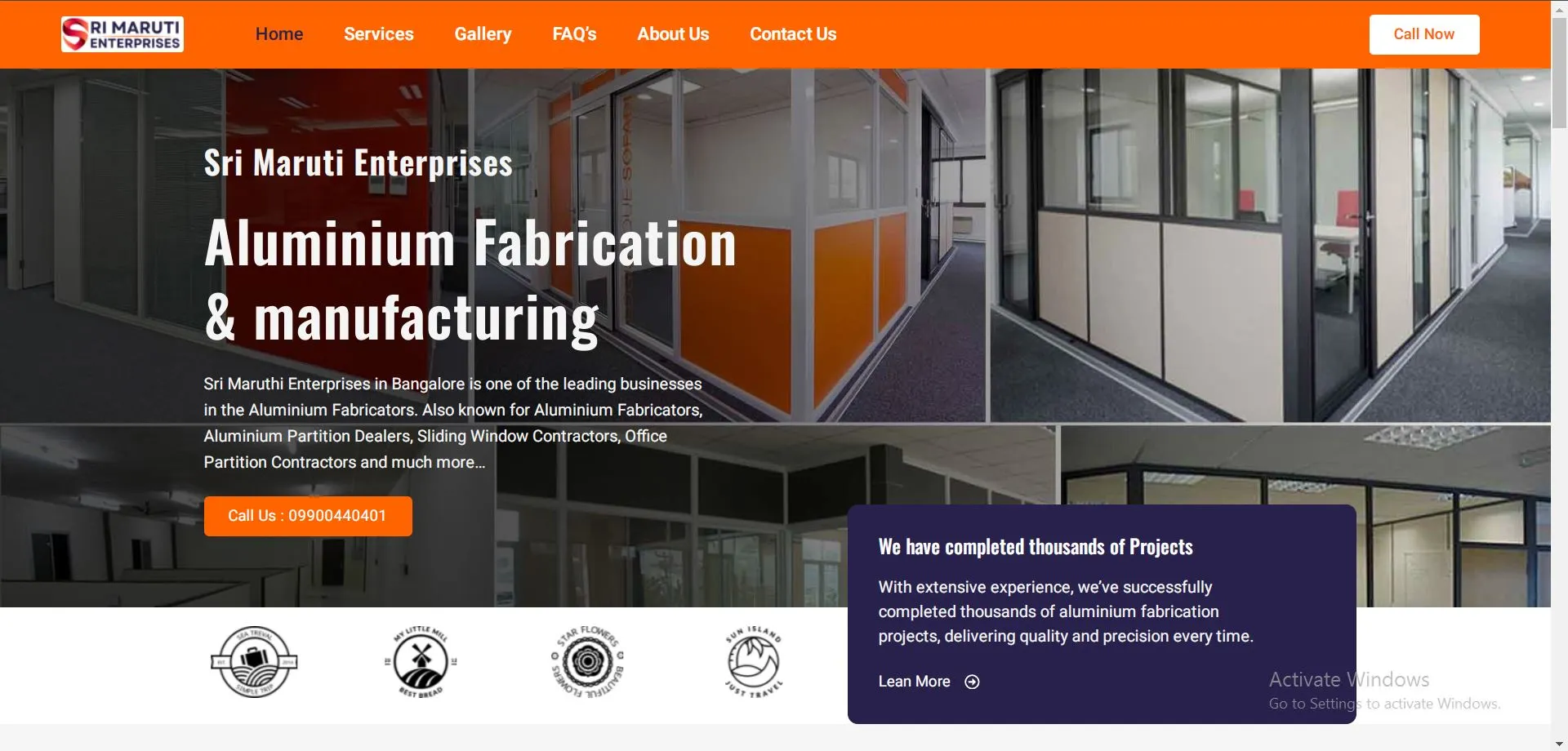 Sri-Maruti-Enterprises-Aluminium-Fabrication-and-Manufacturing-in-Bangalore-website-develooped-by-webinfonixr-bangalore