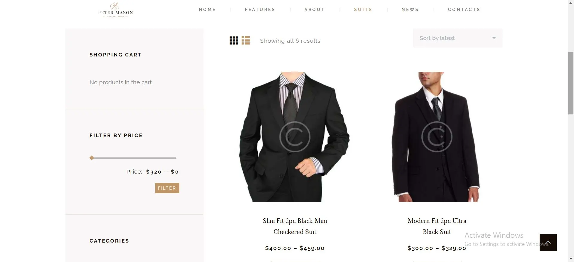 Mansii Shivkumar Clothing ecommerce website developed by Webinfonix Bangalore